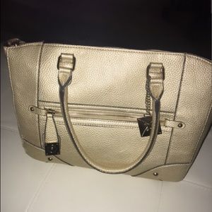 Nicole Miller Gold Tote. Good Condition